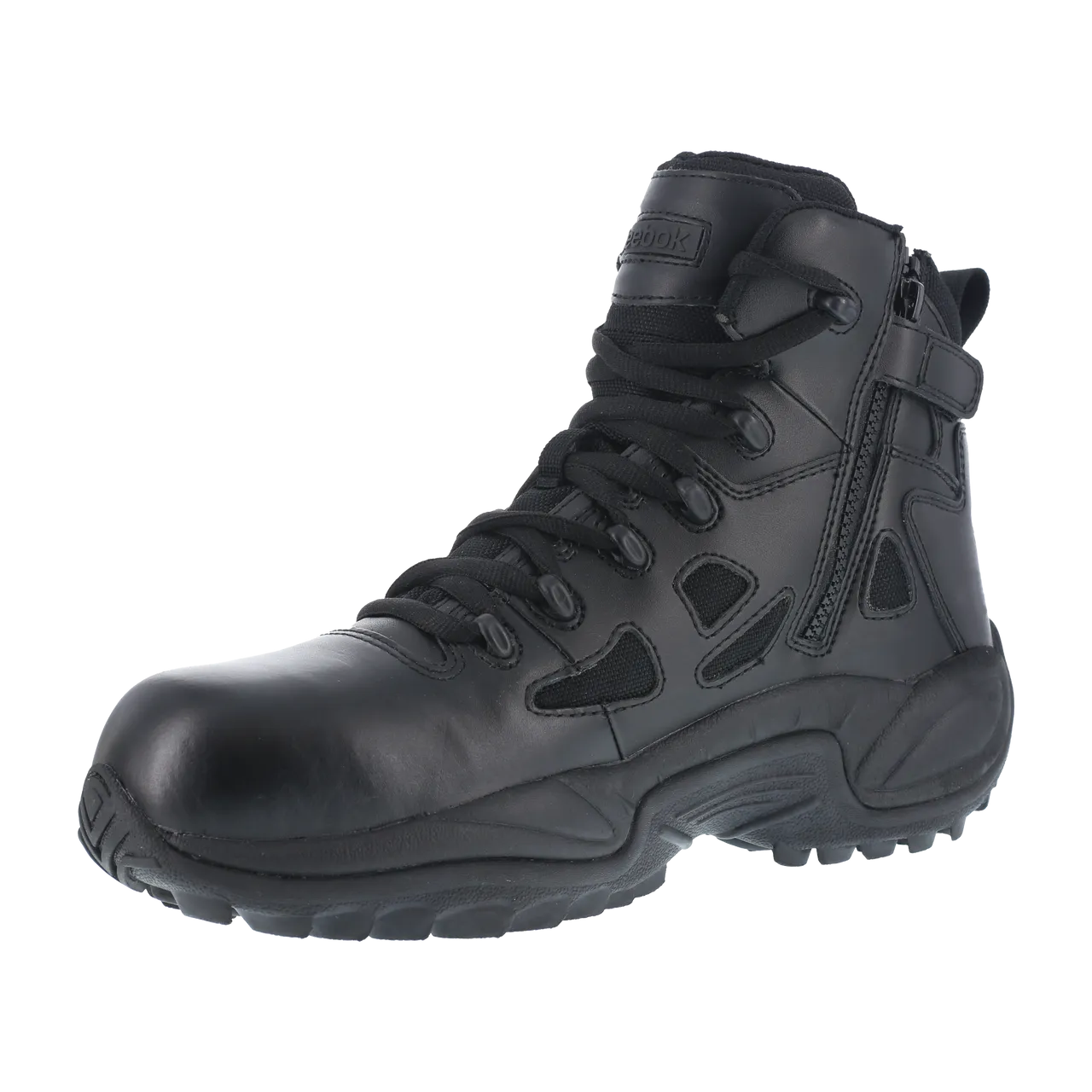 Reebok Rapid Response 6" Stealth Boots with Side Zipper - RB864