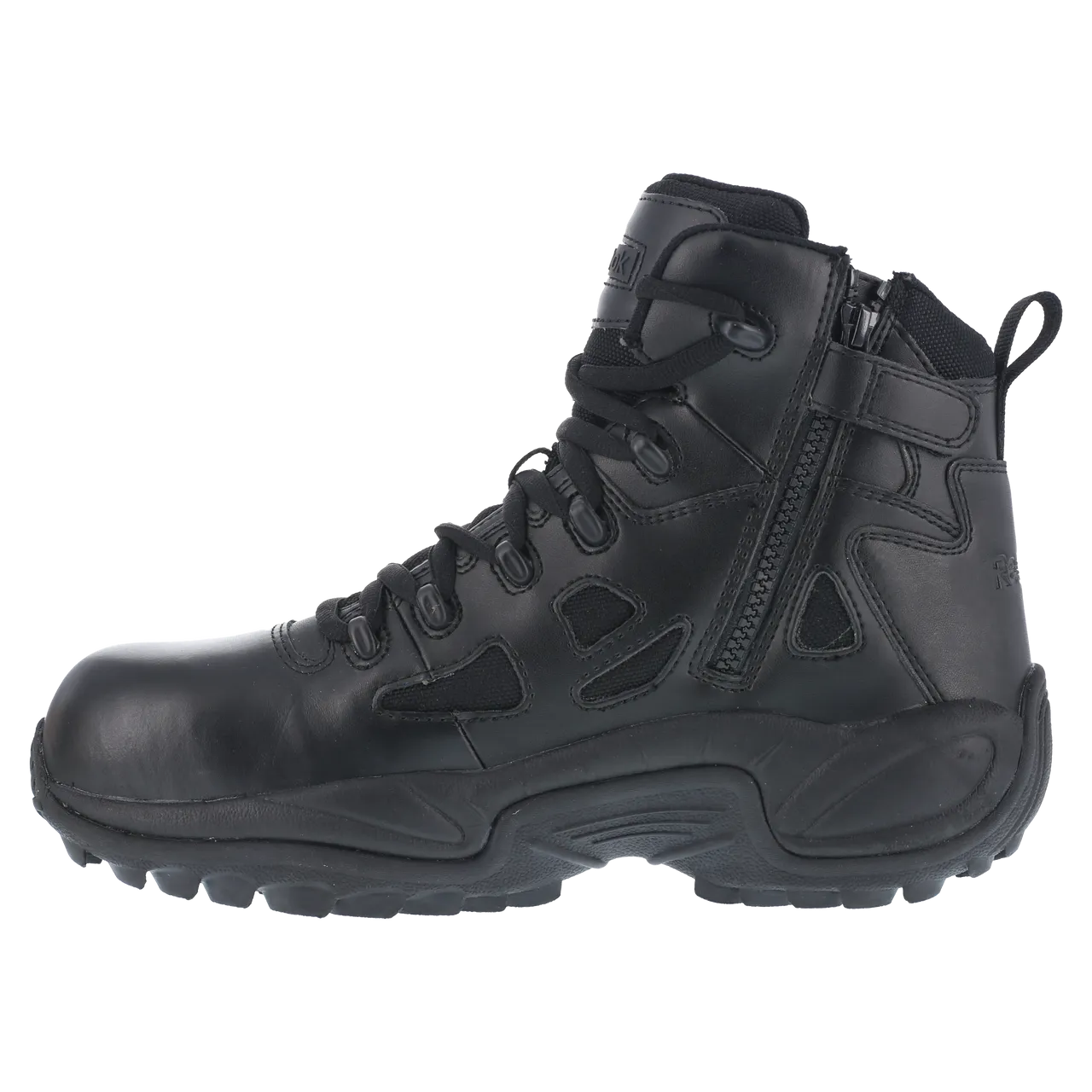 Reebok Rapid Response 6" Stealth Boots with Side Zipper - RB864