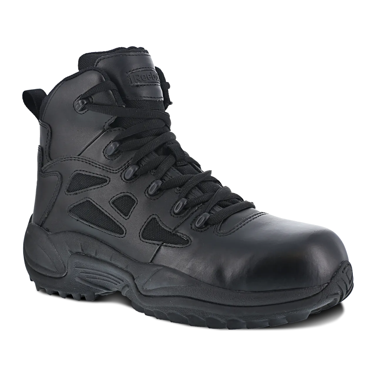 Reebok Rapid Response 6" Stealth Boots with Side Zipper - RB864