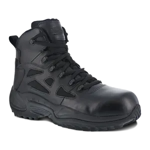 Reebok Rapid Response 6" Stealth Boots with Side Zipper - RB864