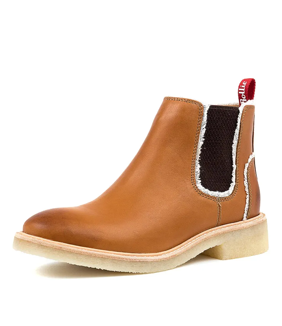 Rollie Mira Chelsea Boot - Frayed Cognac Burnish *FINAL SALE*