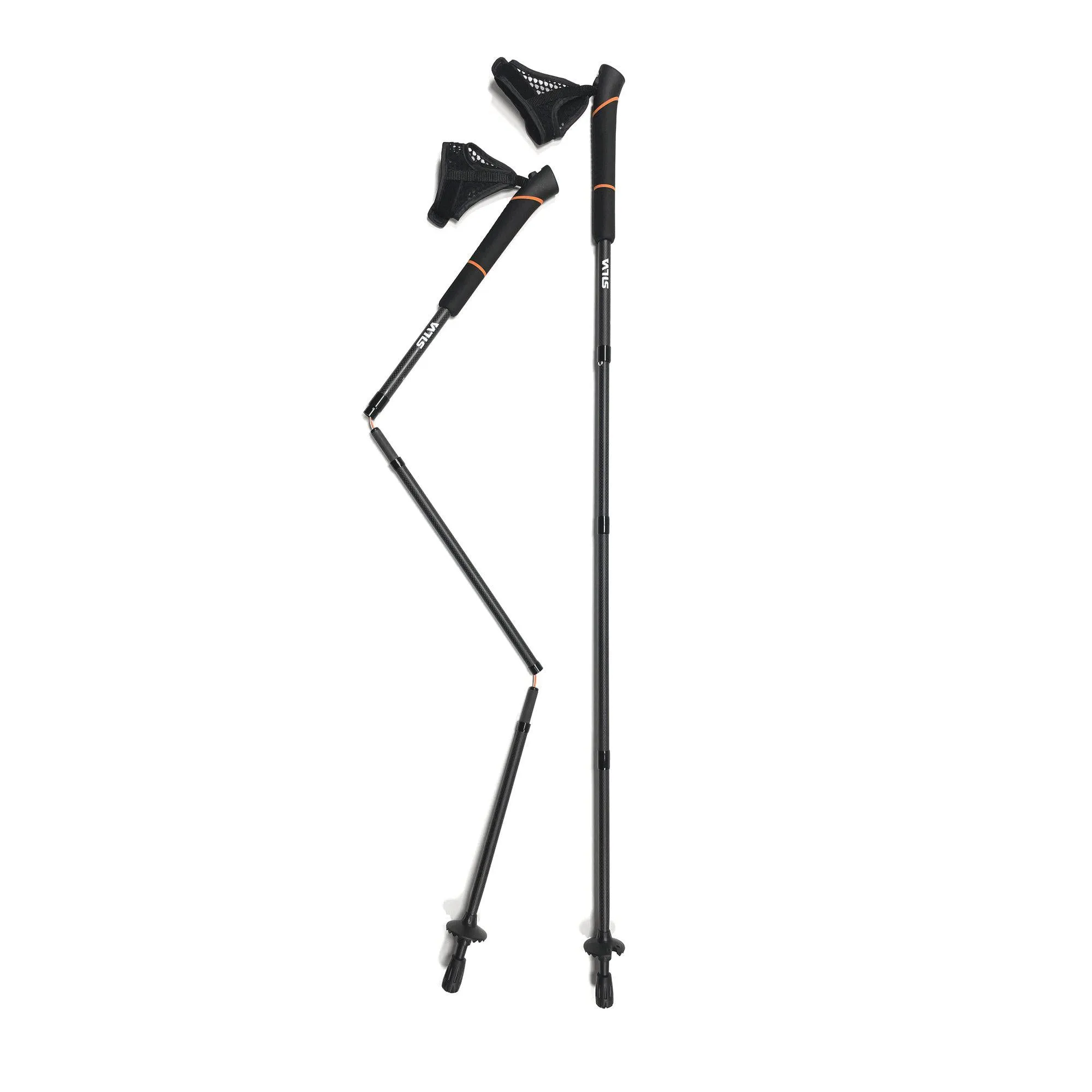 Running poles carbon 125 cm