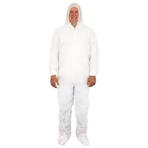 Safety Zone® Polypropylene Bunny Safety Suit w/ Feet (M - 5XL Sizes Available) - Case of 25