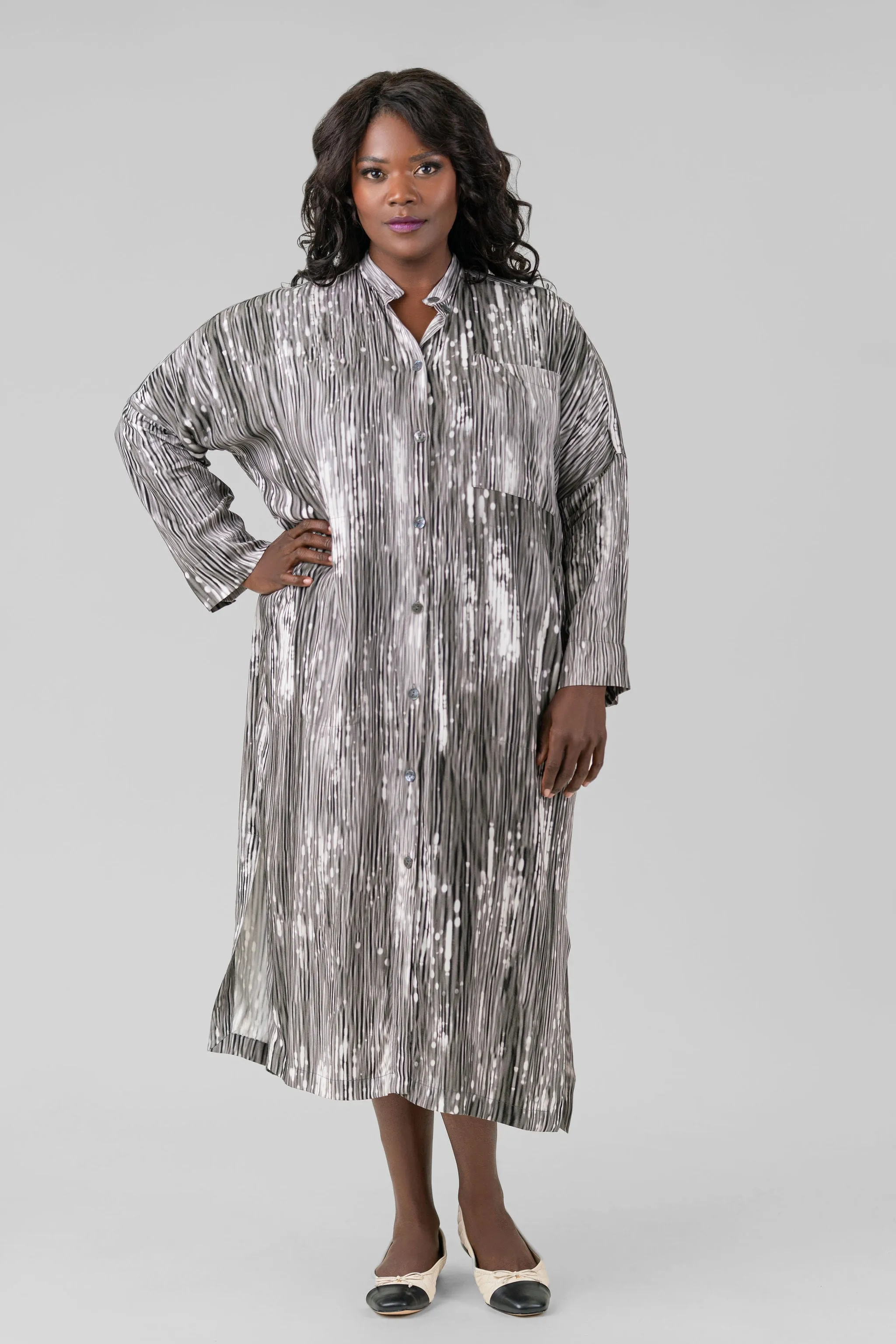 SEA VISCOSE SHIRT DRESS