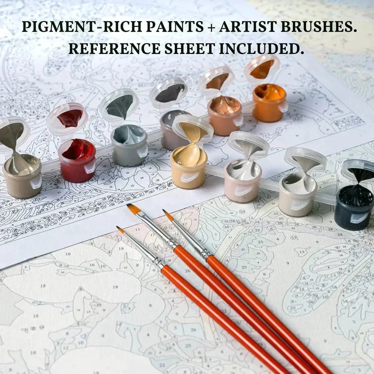 Seaside Stone Trail - Paint by Numbers