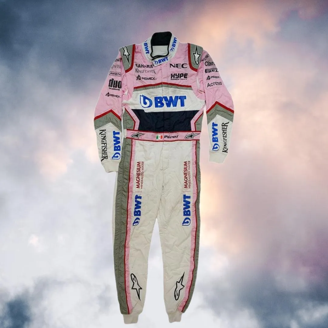 Sergio Perez 2018 Race Suit BWT F1 Team