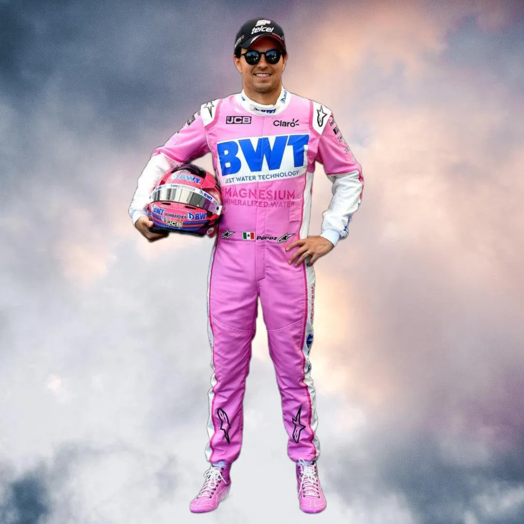 SERGIO PÉREZ 2020 BWT RACING POINT F1 TEAM RACE SUIT