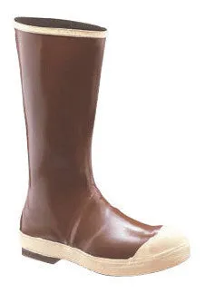 Servus By Rocky Brands Size 7 Neoprene III Copper Tan 16" Neoprene Boots With Chevron Outsole, Steel Toe And Removable Insole