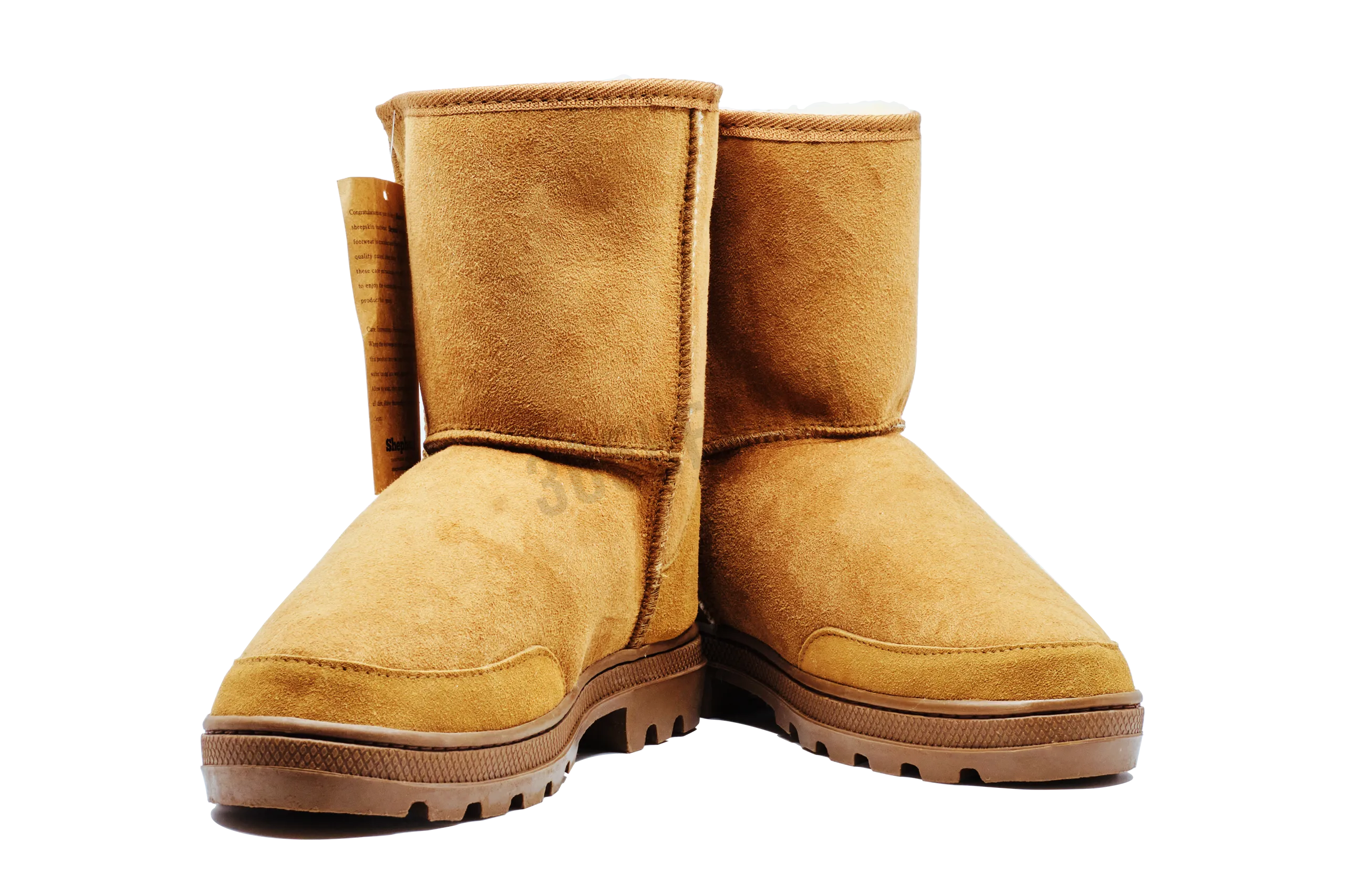 Sheepskin Wool Half Boots /Brown