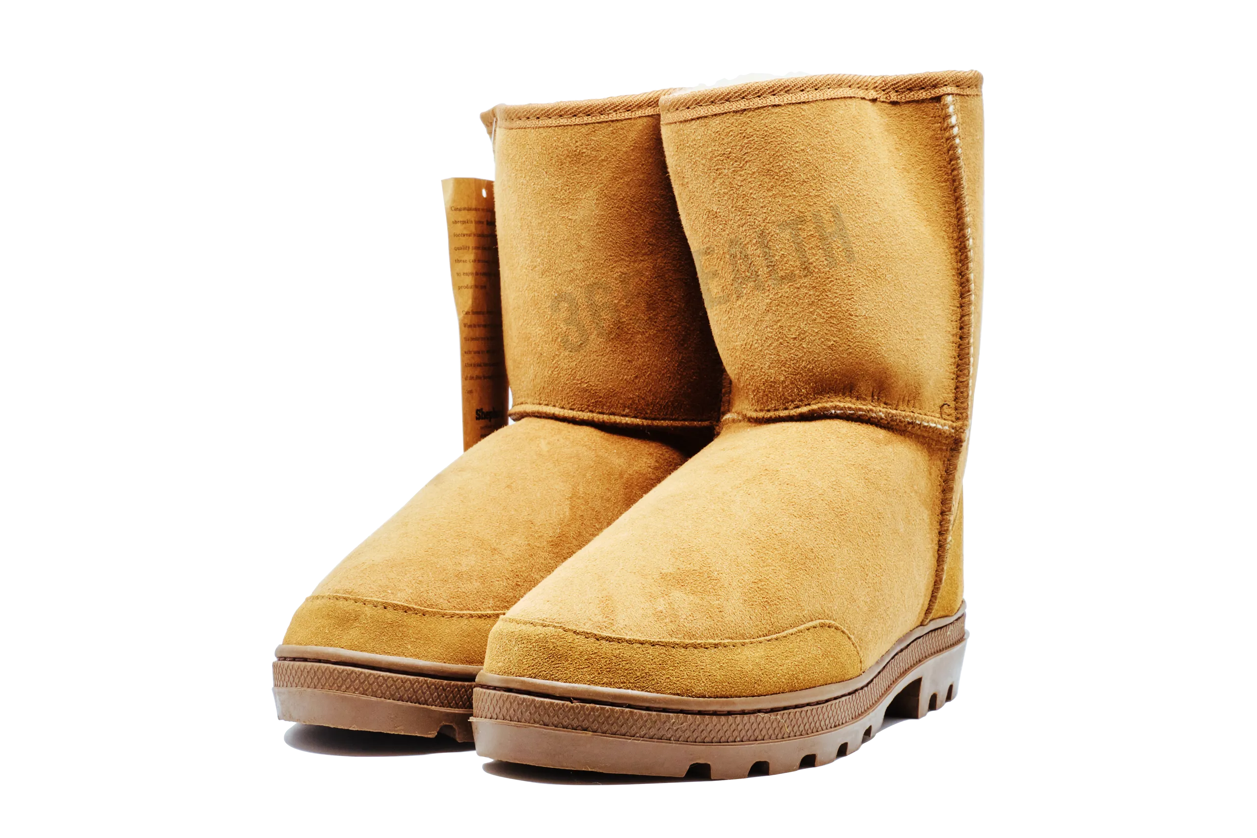 Sheepskin Wool Half Boots /Brown