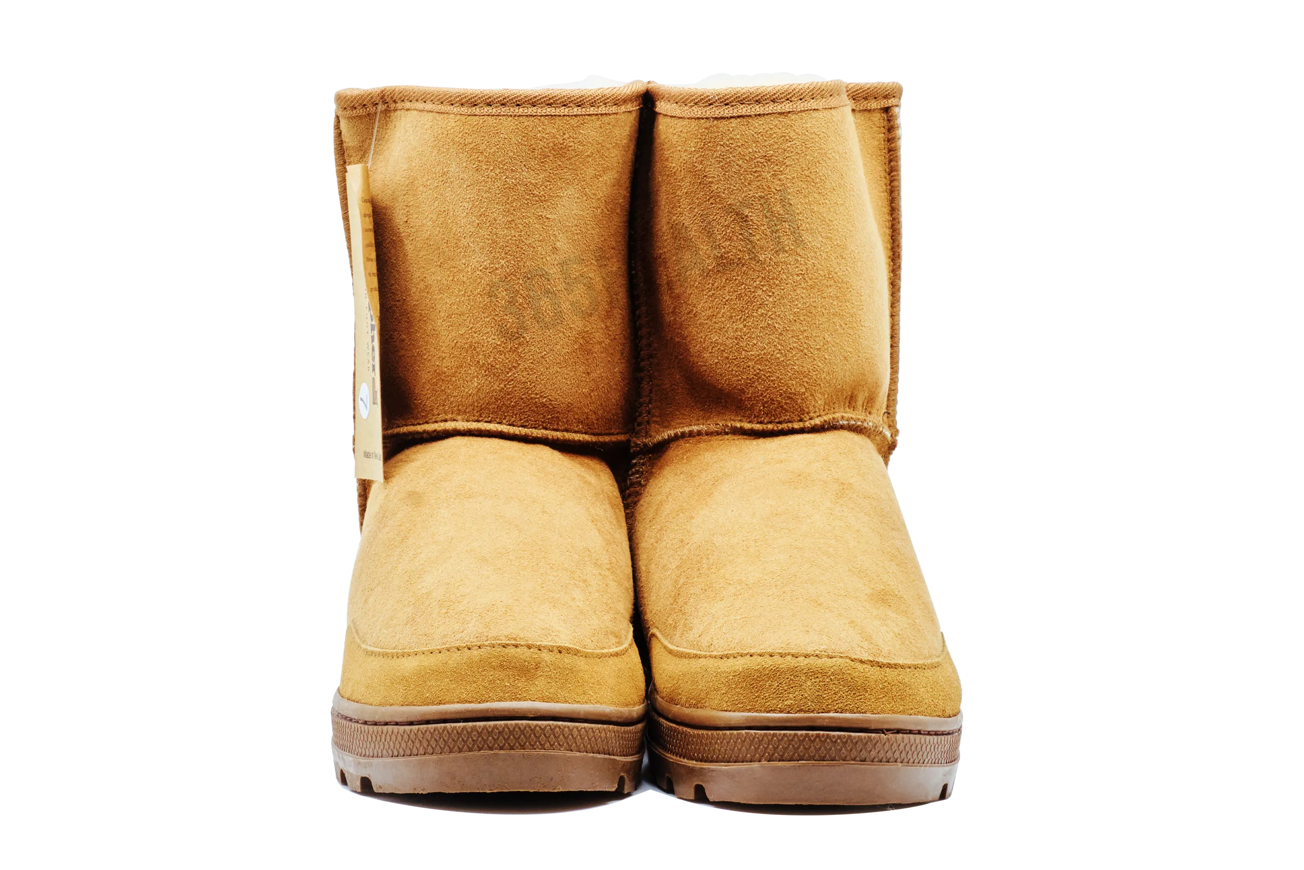 Sheepskin Wool Half Boots /Brown