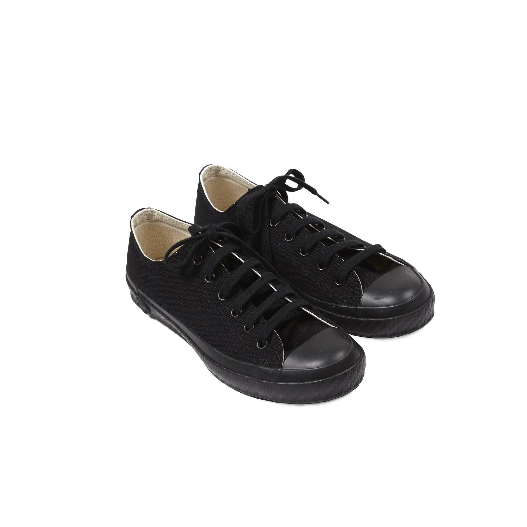 Shoes Like Pottery Canvas Trainers in Mono Black