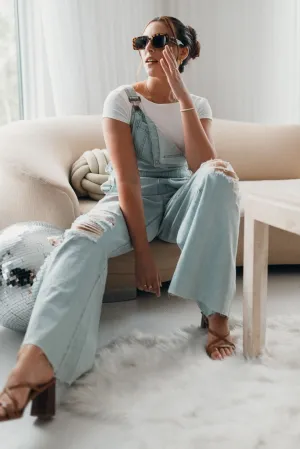 Show Me Your Mumu Trenton Overalls - Faded Indigo