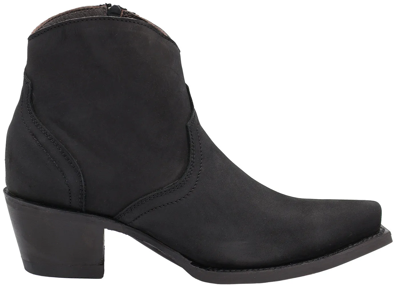 Silverton Lilly All Leather Snip Toe Boots (Black)