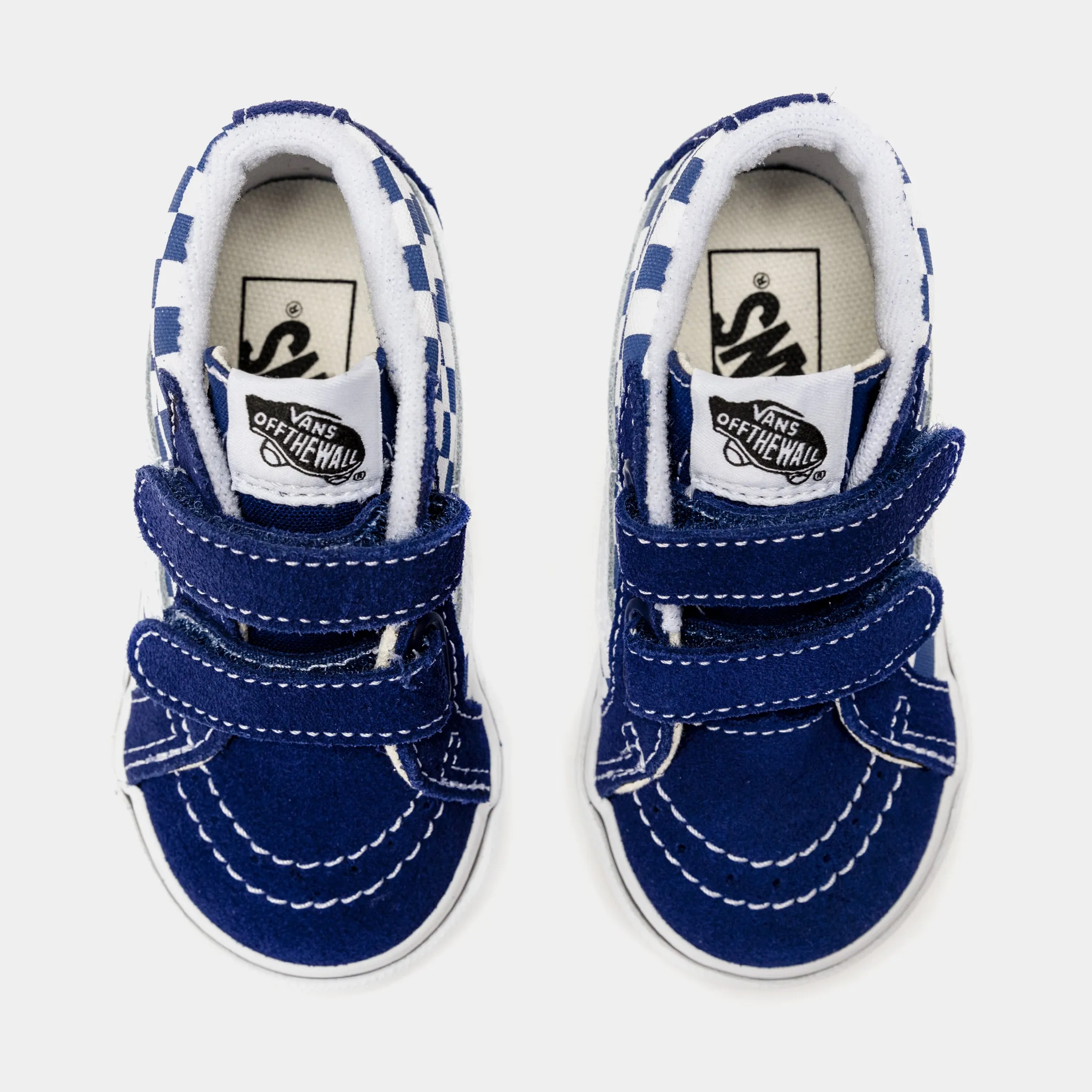 SK8 Mid Reissue Infant Toddler Skate Shoes (White/Blue)