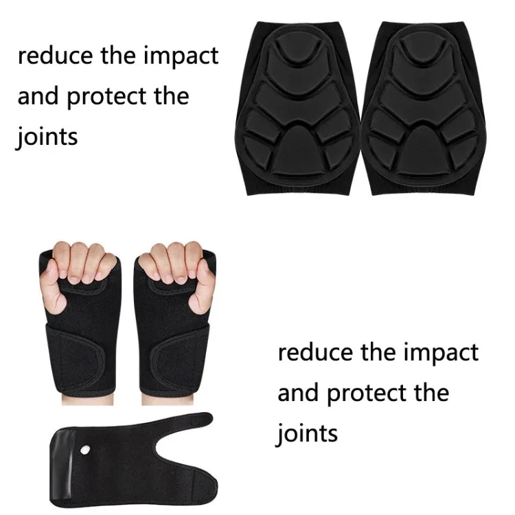 Skating Hip Protector Hockey Pants Ski Sports Protective Gear, Style: Black Hip Protector(M)