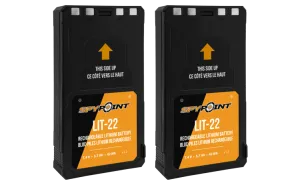 Spypoint LIT-22 Rechargeable 7.4V Lithium Battery Pack (Twin-Pack)