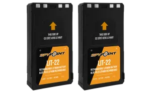 Spypoint LIT-22 Rechargeable 7.4V Lithium Battery Pack (Twin-Pack)