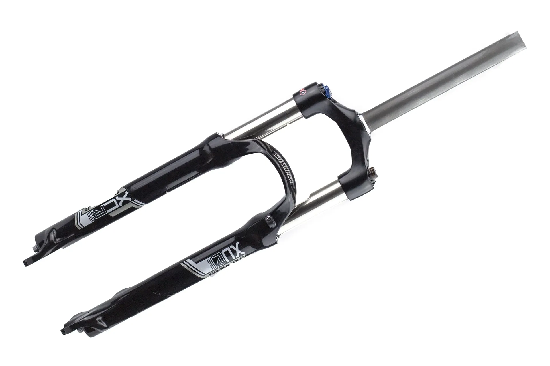 SR Suntour XCR 32 Suspension Fork: 27.5", Tapered Steerer, 120mm Travel, 100x15mm, Disc, Black