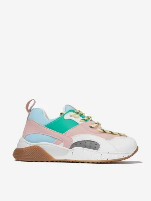 Stella McCartney Girls Lace Up Trainers in Multicolour