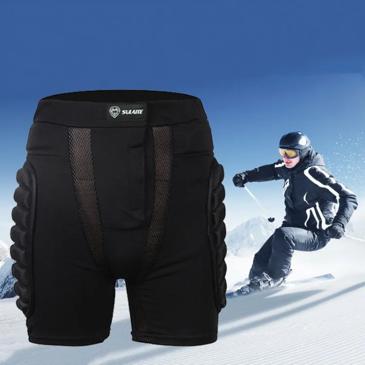 SULAITE GT-305 Roller Skating Skiing Diaper Pants Outdoor Riding Sports Diaper Pad, Size: XXXL(Black)