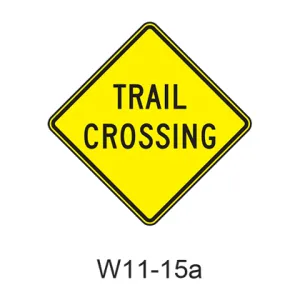 TRAIL CROSSING W11-15a