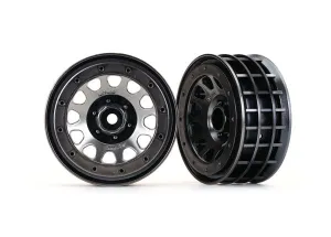 Traxxas Method 105 2.2” Beadlock Wheels: Charcoal Grey