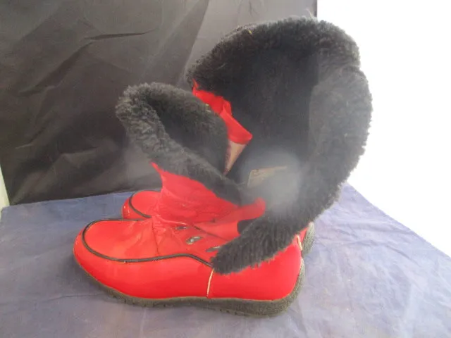 Used Sporto Cold Red Snow Boots Size 6