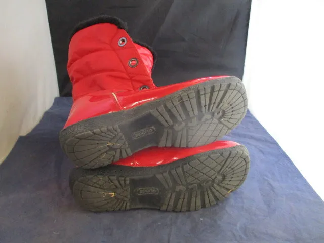 Used Sporto Cold Red Snow Boots Size 6