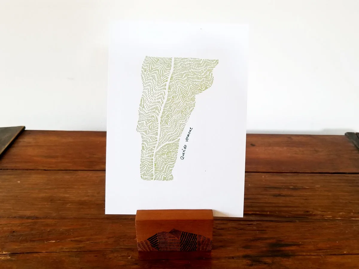 Vermont Long Trail Print | Hand Illustrated