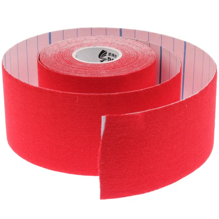 Waterproof Kinesiology Tape Sports Muscles Care Therapeutic Bandage, Size: 5m(L) x 5cm(W)(Red)