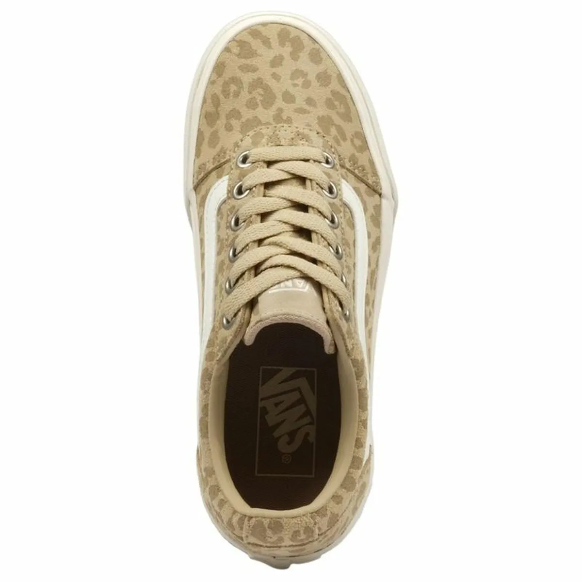 Women'S Casual Trainers Vans Ward Leopard Beige