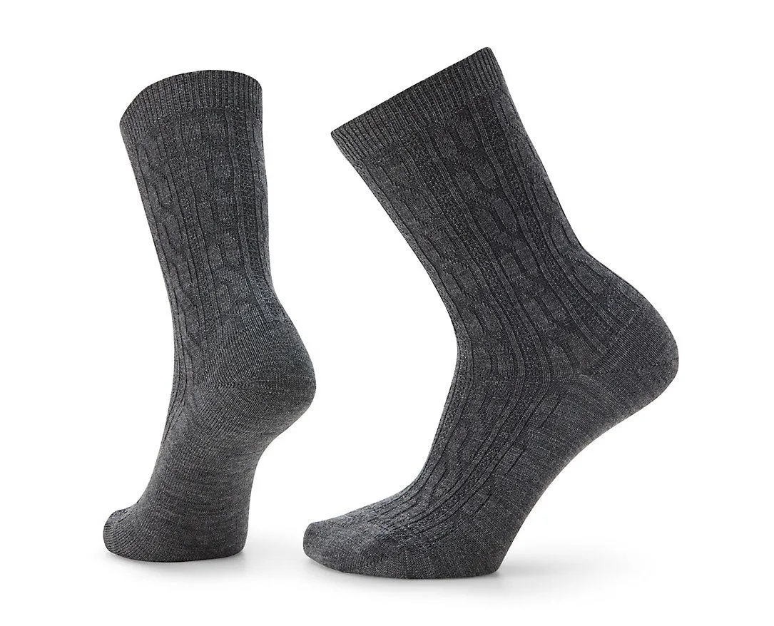 Women's Everyday Cable Crew Socks