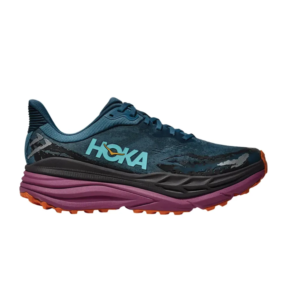 Women's Hoka Stinson 7 Color: Real Teal / Beet Root