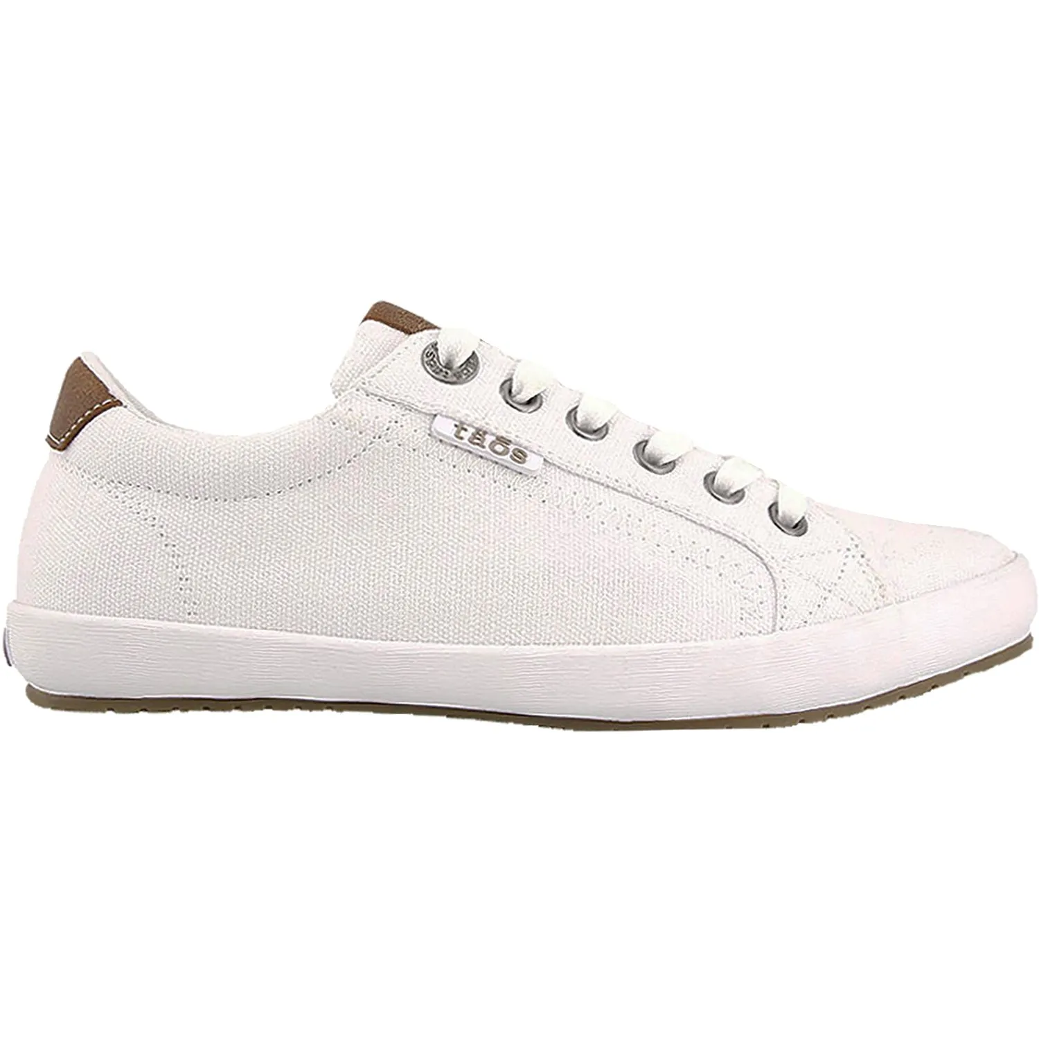 Women's Taos Star Burst White/Tan Canvas