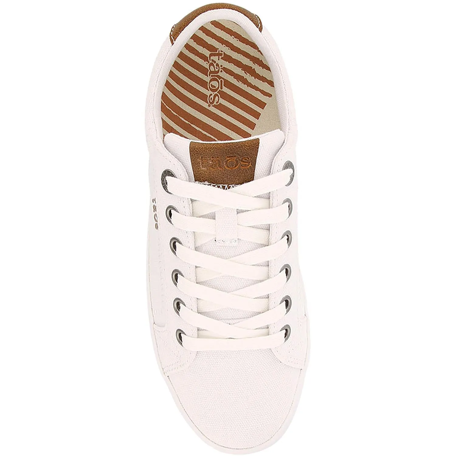 Women's Taos Star Burst White/Tan Canvas